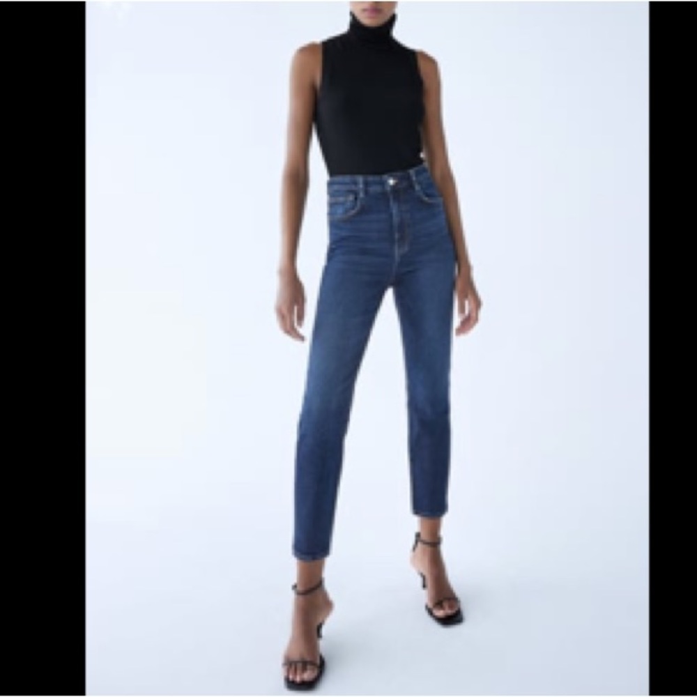 Zara vintage hi-rise skinny jeans